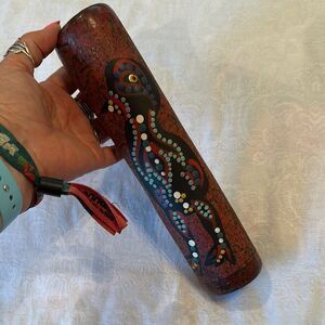 Handcrafted Australian Tribal Didgeridoo or Emu Caller Musical Instrument